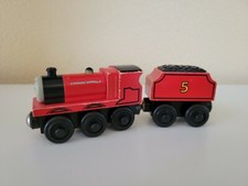 Thomas The Train JAMES AND TENDER Wooden Railway