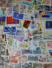 VRAC TIMBRES OBLITÉRÉS DIFFERENTS DE FRANCE 