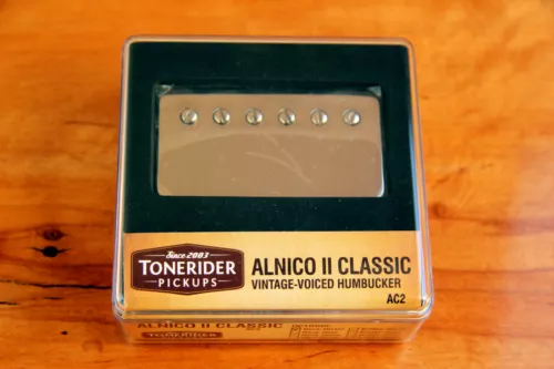 TONERIDER AC2 NICKEL BRIDGE ALNICO II HUMBUCKER AC2B-NK - INTERNATIONAL SHIPPING