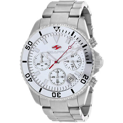 Seapro Men's Watch Scuba 200 Chrono Silver Dial Stainless Steel Bracelet SP4350