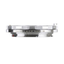 SHOTEN LM-CR M EX  S close focus adapter - Leica M to Canon RF Silver 