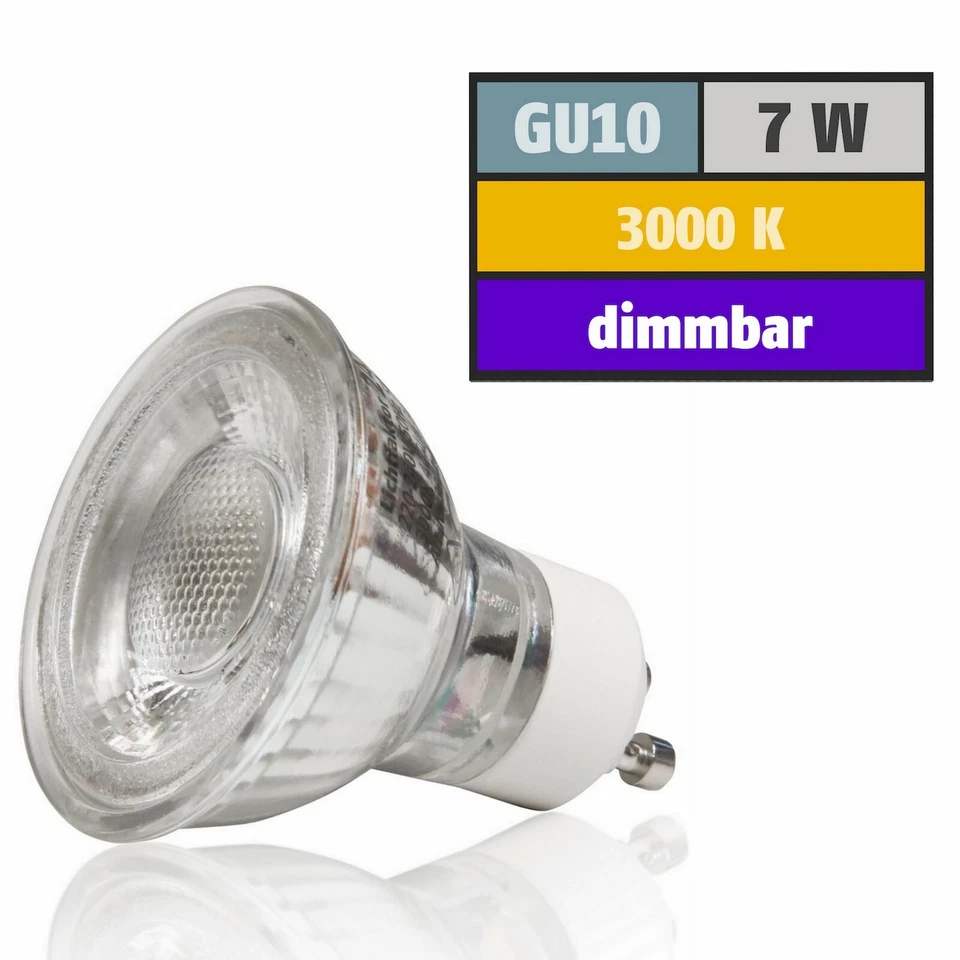 LED Einbaustrahler Tino 230V • 7W • dimmbar • schwenkbar • GU10 Spot Aluminium - Bild 2 von 4