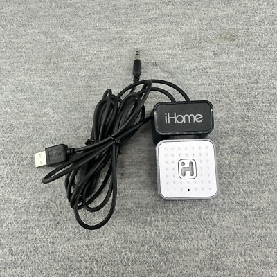 iHOME Wireless Bluetooth Receiver w/ Built-in Speakerphone- Rechargeable Battery