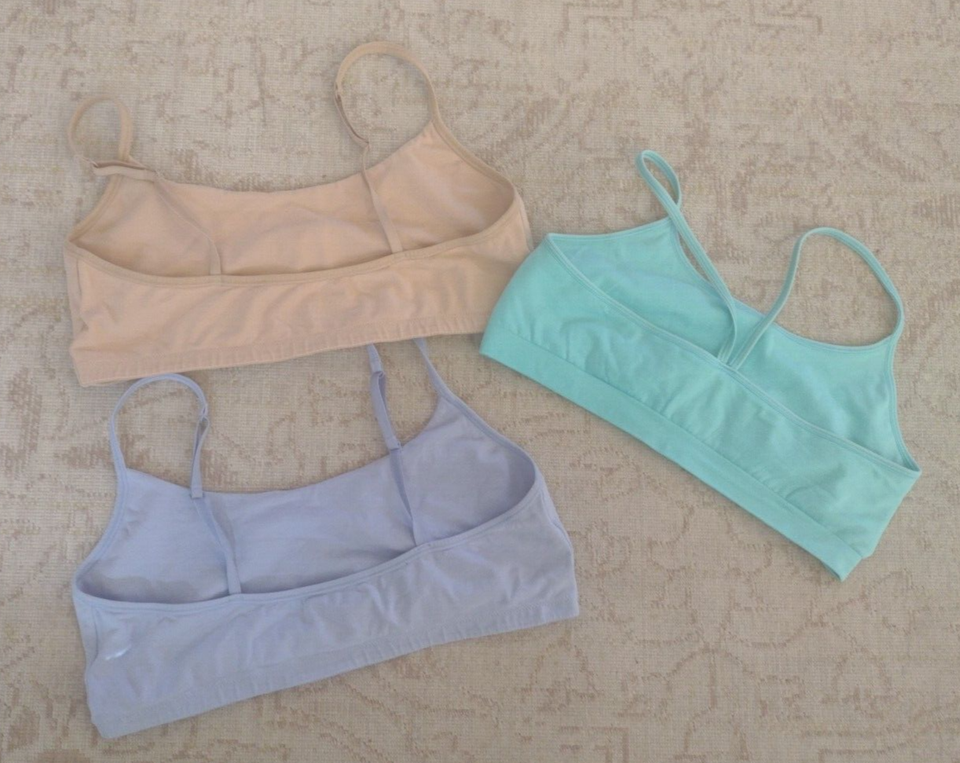 Gap Body Stretch Bralette set of 3 Lightweight Ultra Soft Tagless Scoop