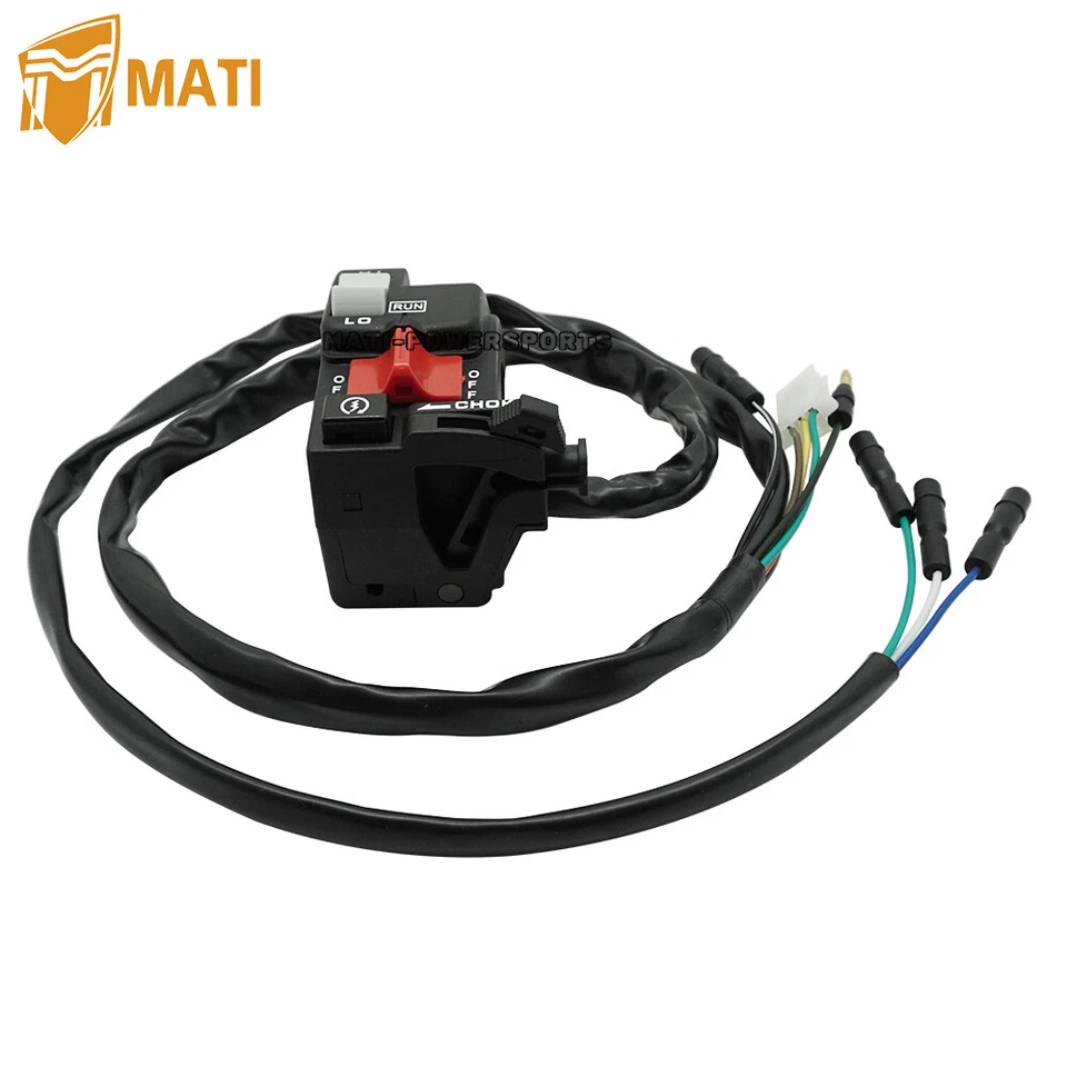 Handlebar Switch Start Kill Stop Button Headlight for Honda FourTrax 300 TRX300 - Image 4 of 4