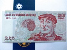 Chile Specimen Pablo Neruda  Polymer S° Chili 2008 Test Note Unc. 265 Años Cile