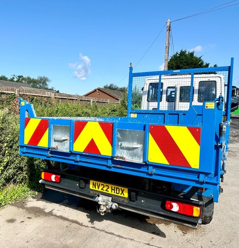 2022 IVECO EUROCARGO 75-160 DROPSIDE TIPPER EURO-6 TARMAC CHUTES 4,600 MILES !! - Picture 9 of 12