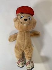 CBS Toys Alvin And The Chipmunks 10 Plush Stuffed Animal Toy VTG 1983 READ