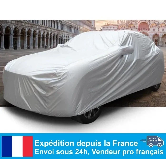 Bâche Voiture Protection Universelle Imperméable Anti UV - 480x180x150 cm - Photo 1/4