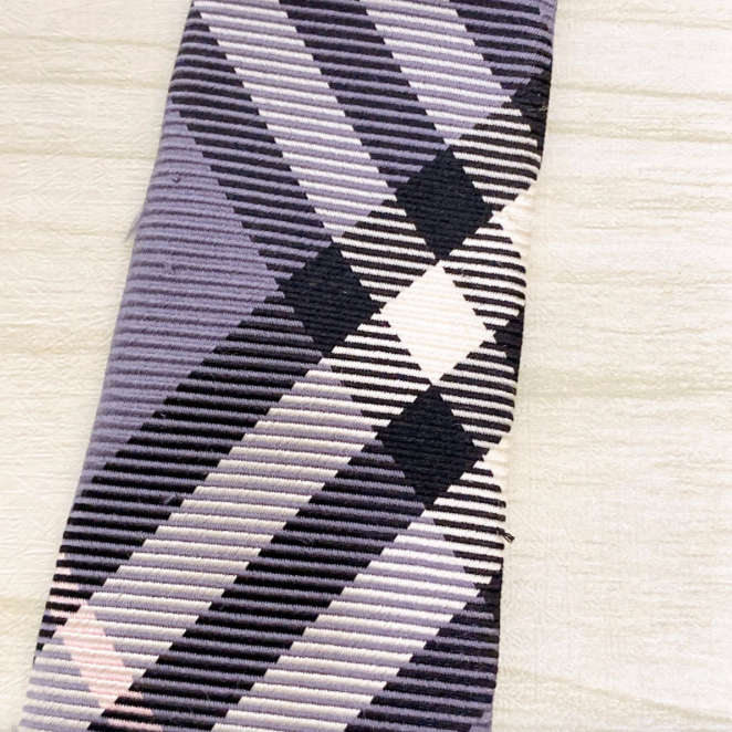 Burberry BLACK LABEL Mens Tie Classic Skinny Nova Check Silk Plaid
