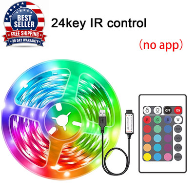 RGB Led Strip Lights 5M 10M 20M 30M Led Room Light with APP Control Flexible Rib