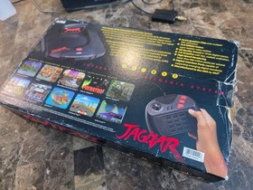 ATARI  64-BIT JAGUAR  CONSOLE, CIB with Cybermorph