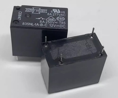 2PC SONGCHUAN Relay 835NL-1A-B-C 835NL-1A-B-S 12vdc 8a #iw