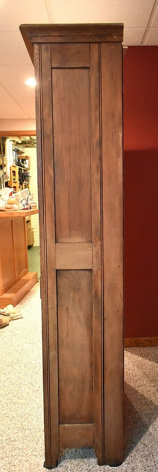 Armario de pastel vintage, organizador de vitrina de tienda de campo, vitrina Foto 2 de 4