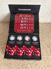 Limited Edition TaylorMade TP5X PIX Dice Golf Balls – 1 Dozen RARE NEW IN BOX