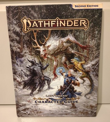 Pathfinder 2e Lost Omens Character Guide Hardcover TTRPG - PZO9302 - VF/NM