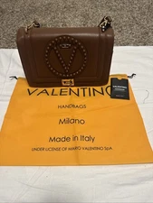 Valentino by Mario Valentino - Alice Rock Shoulder Bag - Leather - NWT - $1095