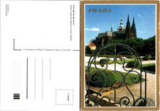 Europe Czech Republic Prague Castle St. Vitus Cathedral Iron Gate Postcard
