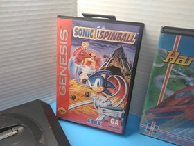 Sega Genesis System 1 W/ 6 Games  All Hookups