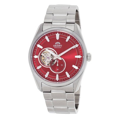 Orient Contemporary Semi Skeleton Automatic Red Dial Men's Watch RA-AR0010R10B