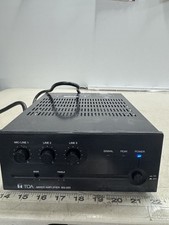 TOA BG-220 Mixer Amplifier 20W 2-Channel, Power Tested