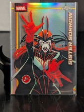 2026 Topps Chrome Marvel Sister Sorrow 1st Appearance #159 Refractor