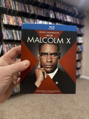 Malcolm X (Blu-ray + Bonus DVD, 2010, 2-Disc Set Embossed Digibook) Spike Lee
