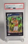 2024 Panini Donruss Optic #209 Bo Nix Rookie Purple Shock PSA 10 Broncos