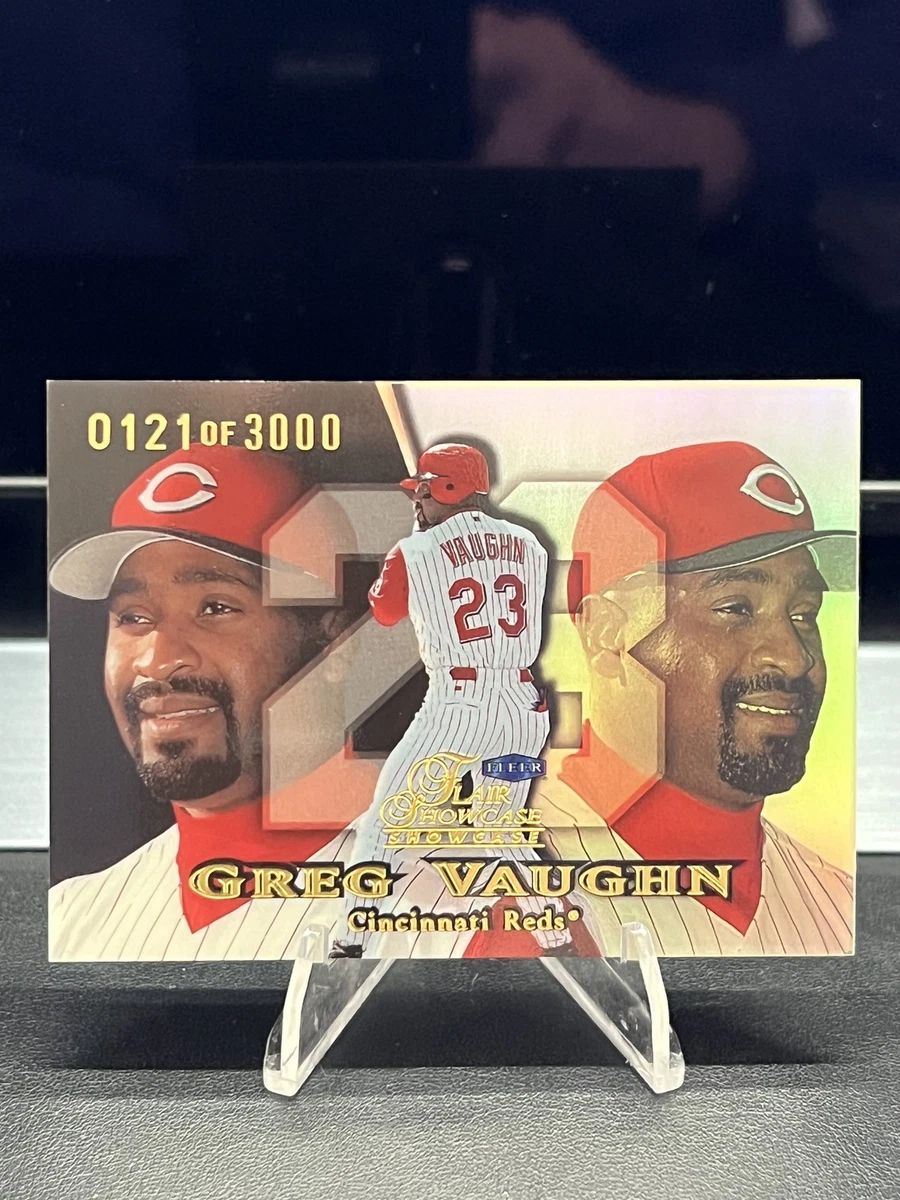 Greg Vaughn Cincinnati Reds Baseball Sports Trading Cards
