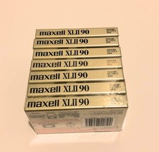 Maxell XLII 90 Minute High Bias Audio Cassette 7 Pack