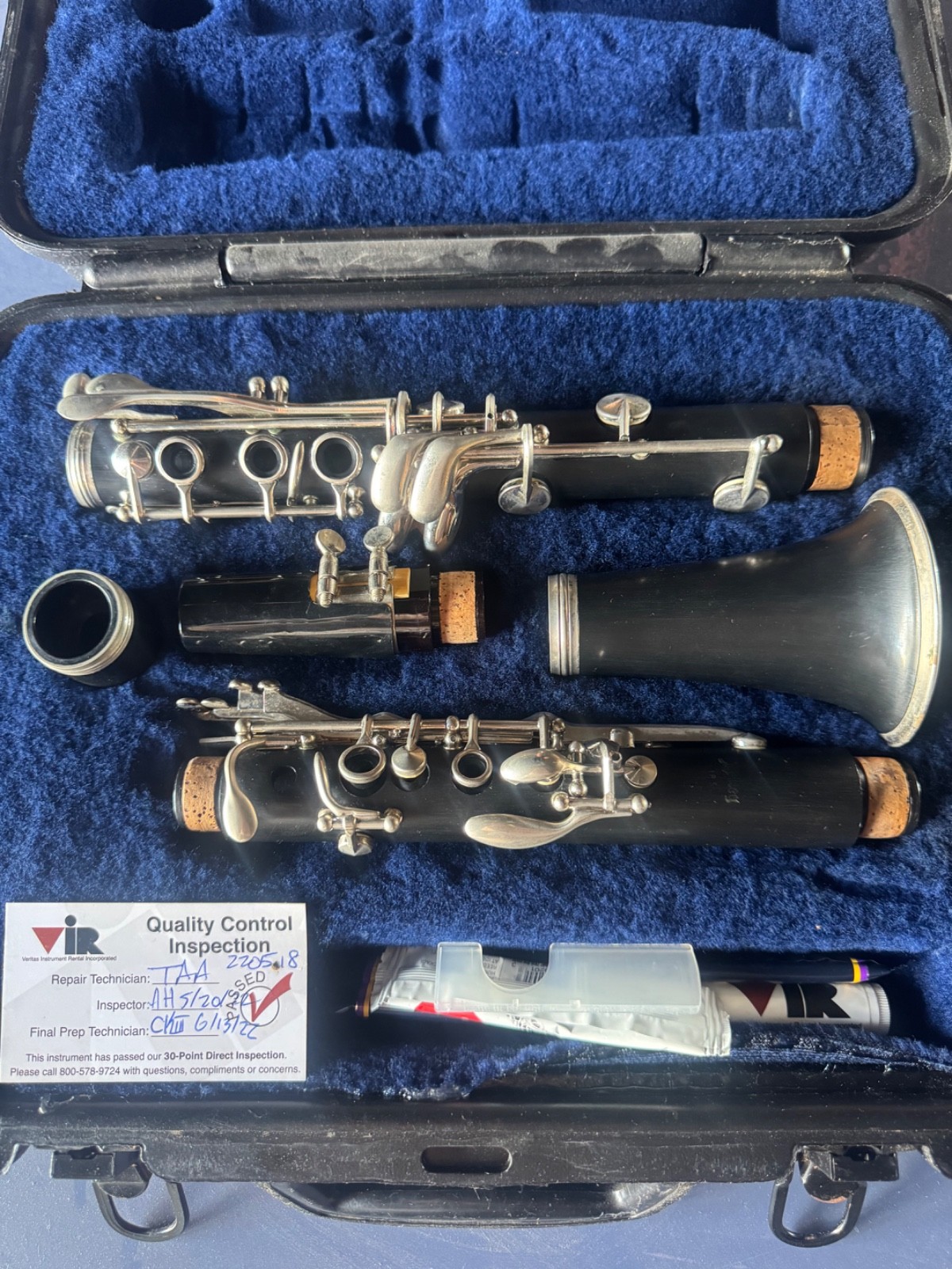 Selmer 1400B Student Clarinet With Case And Tag (NO REEDS/CLOTH)