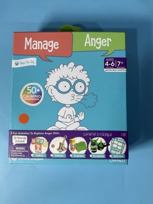 Open The Joy - Anger Management Box - Calming Activities, Ages 4-6 with adult