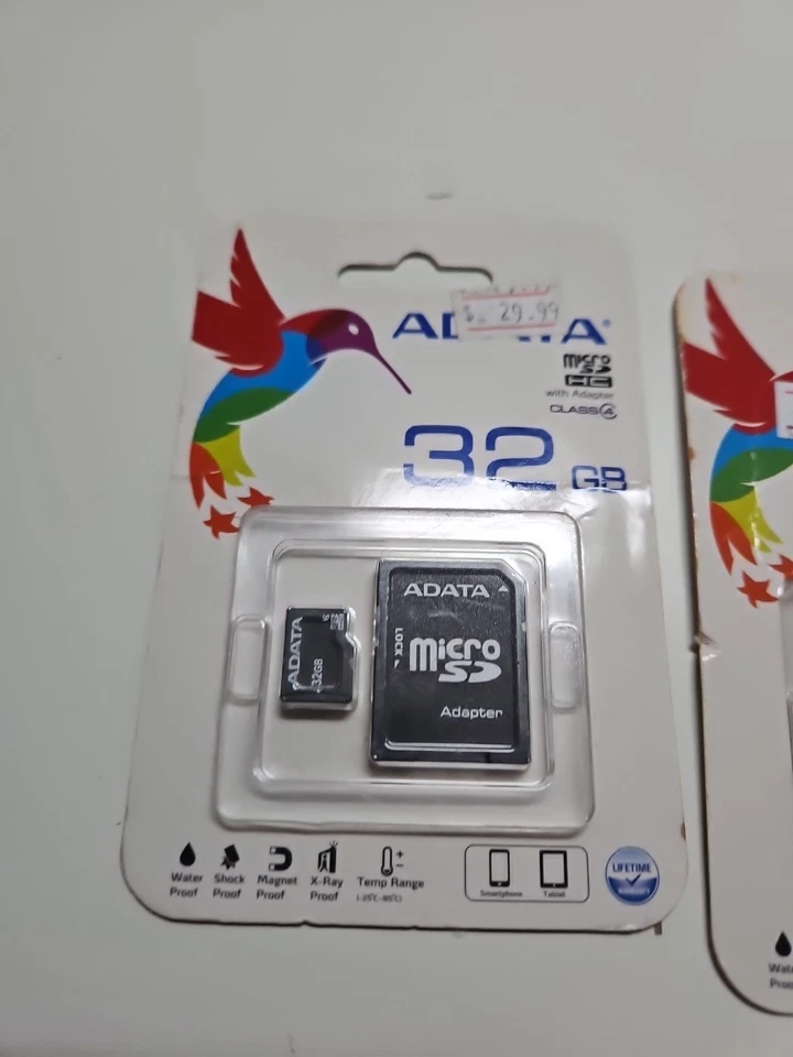 ADATA 32GB MicroSDHC Memory Card With Adapter 2x1 - Image 2 of 4
