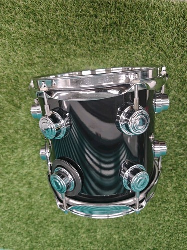 ⚡DW Drum Workshop 1997 Collectors Series 8”X8” Rack Tom Drum - Black⚡ - Picture 9 of 15