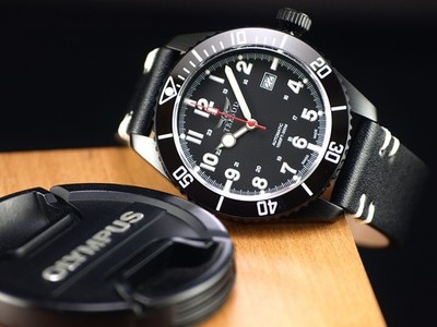 Tresod Men Ocean Master Swiss Made SW200 Automatic Black DLC Ceramic Bezel Watch