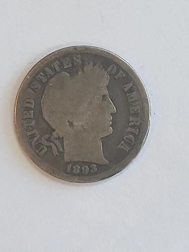 -1893 S G/AG BARBER DIME