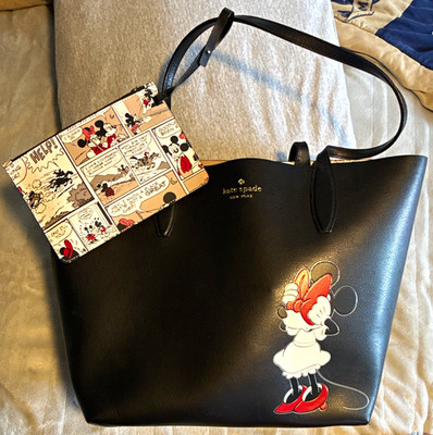 kate spade new york Disney Minnie Mouse Tote Bag Black Large
