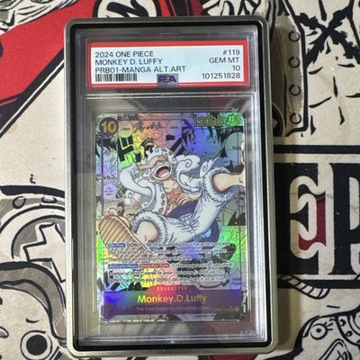 ONE PIECE MONKEY D. LUFFY #119　コミパラ Monkey.D.Luffy (119) (Alternate Art) (Manga) OP05-119 Awakening of