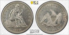 1846 Seated Liberty Half Dollar 50C PCGS AU Detail Tooled #0708