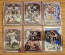 2022-23 Bowman U Chrome 1st Lot Of 5 Pink & 1 Stetson Bennett RC