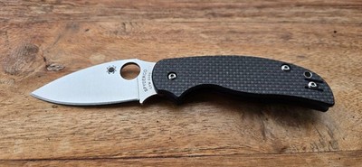 Spyderco Sage 5 C123CFCL, Compression Lock, CMP S30V, Griff Kohlefaser/G10,