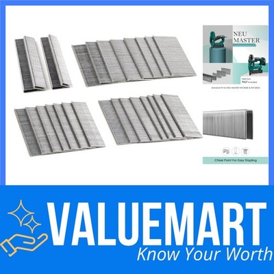 Metall Nägel Klammern Set 1600 Stück universal für Elektrotacker