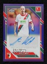Marius Wolf Chrome Bundesliga 2025 Purple Refractor /75 Auto