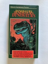 Dinosaurs Dinosaurs Dinosaurs / More Dinosaurs VHS 1985 Gary Owens Midwich RARE