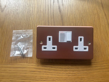 G&H Brassware Double Socket (Rose Gold)