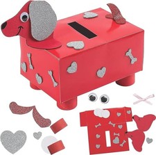 DIY Valentines Mailbox for Kids - Valentines Day Card Box Craft Kit - DIY 1