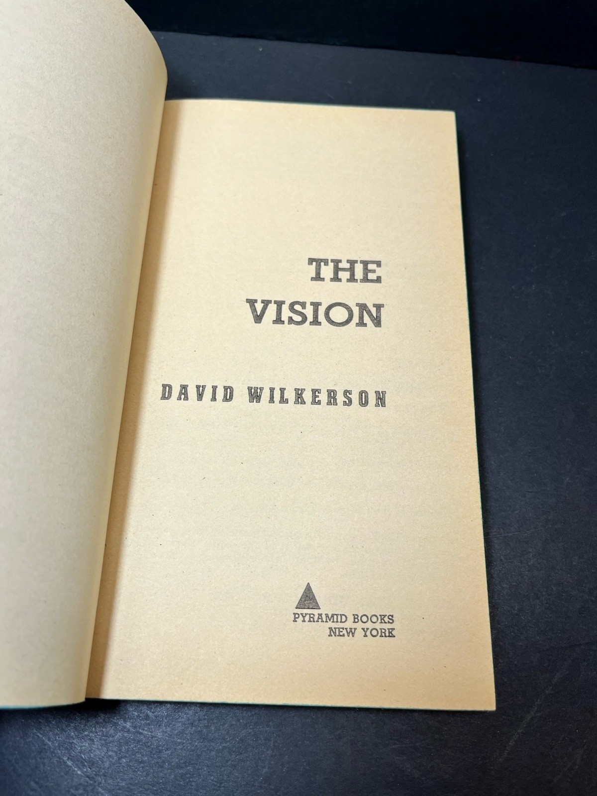 The Vision By David Wilkerson 1974 1st Printing Prophecy Doomsday Rapture