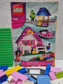 Lego Creator Basic Pink Box (5560) w/Instructions. missing Container, sub figure