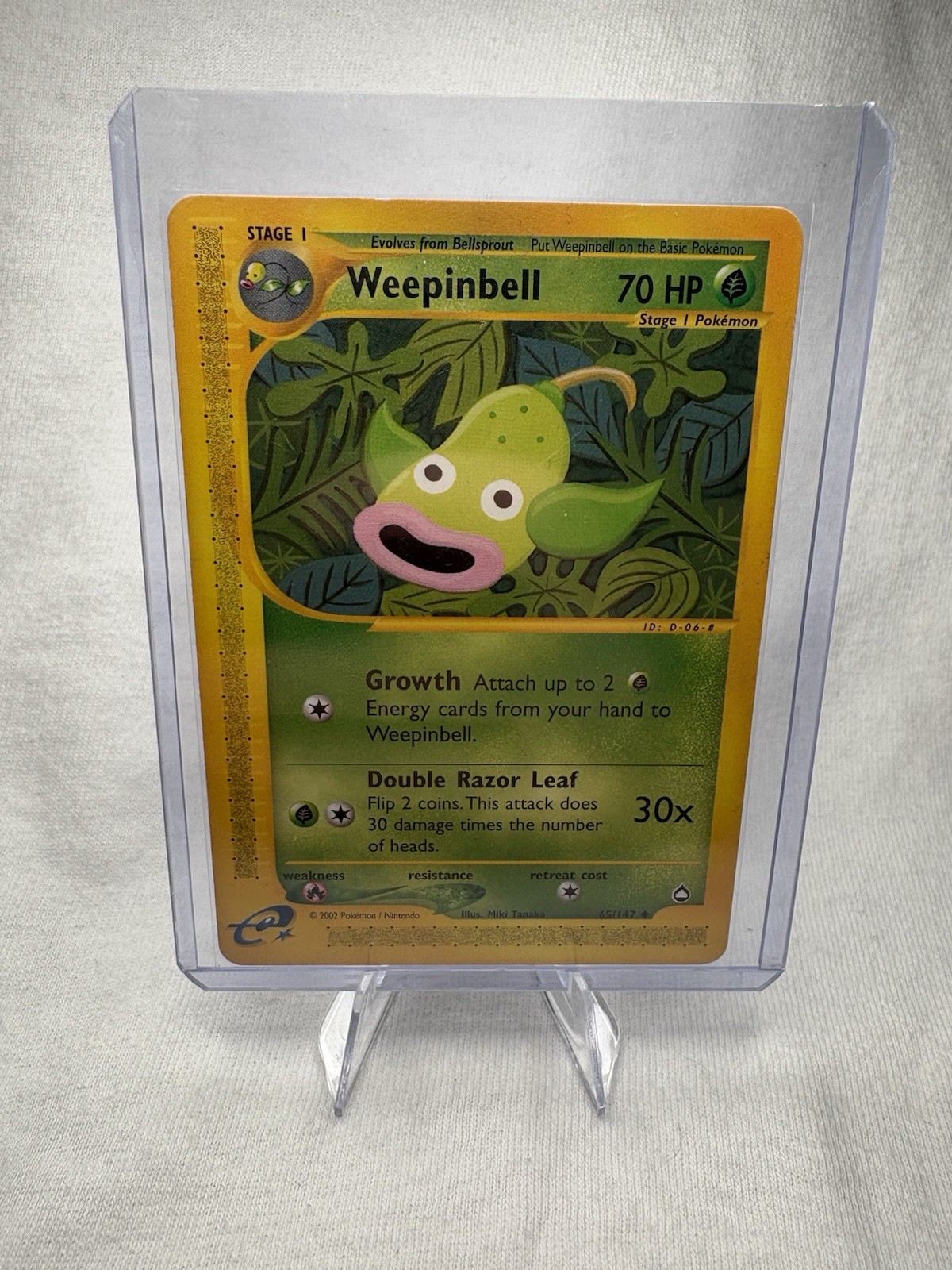 Weepinbell 065/147 Aquapolis Regular NM