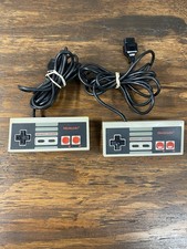 Nintendo NES Controller Lot Of 2-Original Authentic OEM-NES-004 - Tested Cleaned